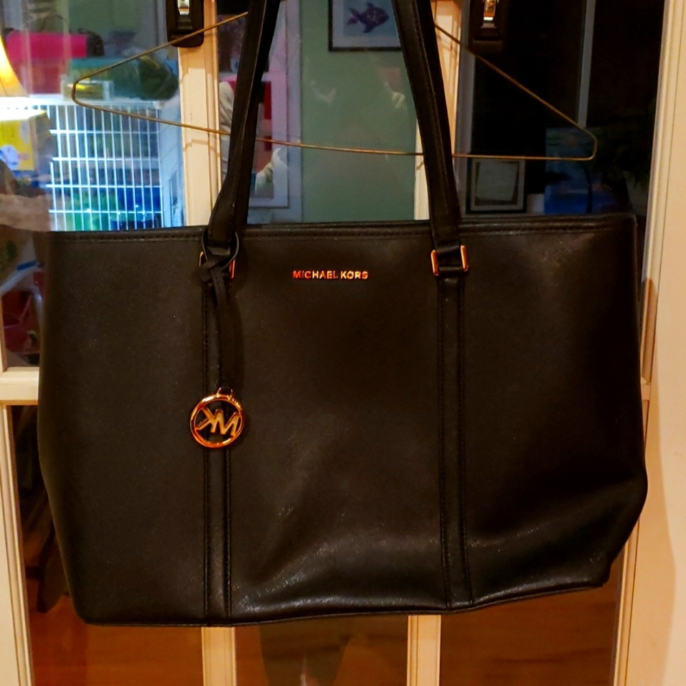 Michael Kors black shoulder bag